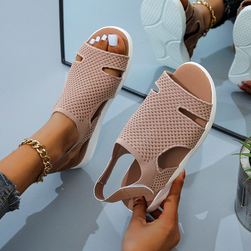 The Ease Sandal — Radiant Knit
