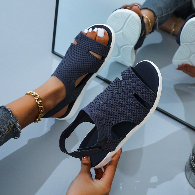 The Ease Sandal — Radiant Knit