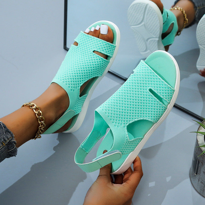 The Ease Sandal — Radiant Knit