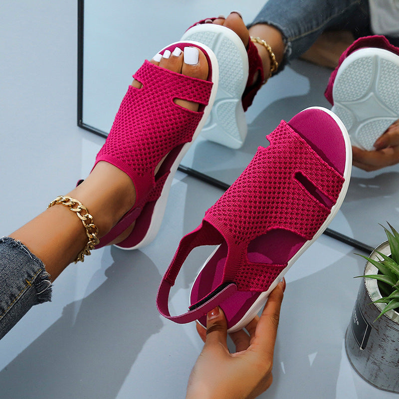 The Ease Sandal — Radiant Knit