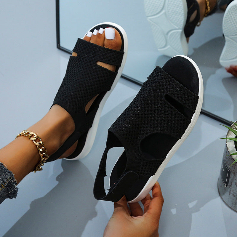The Ease Sandal — Radiant Knit